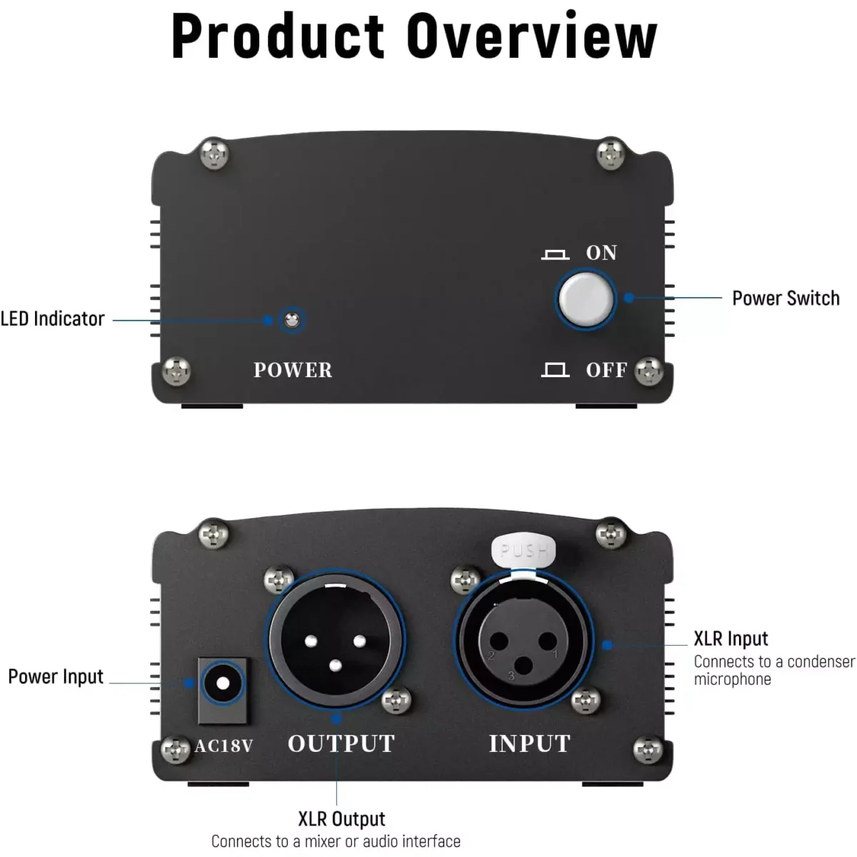 48V Phantom Power Supply