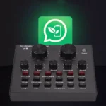 V8 Streamer Microphone Live Sound Card
