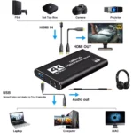 HDMI Game Capture 4K, 1080P 60Hz Audio Video Capture Card