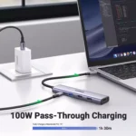 UGREEN Revodok 5-in-1 USB-C Hub with 4K HDMI, 100W Power Delivery, 3 USB-A Data Ports