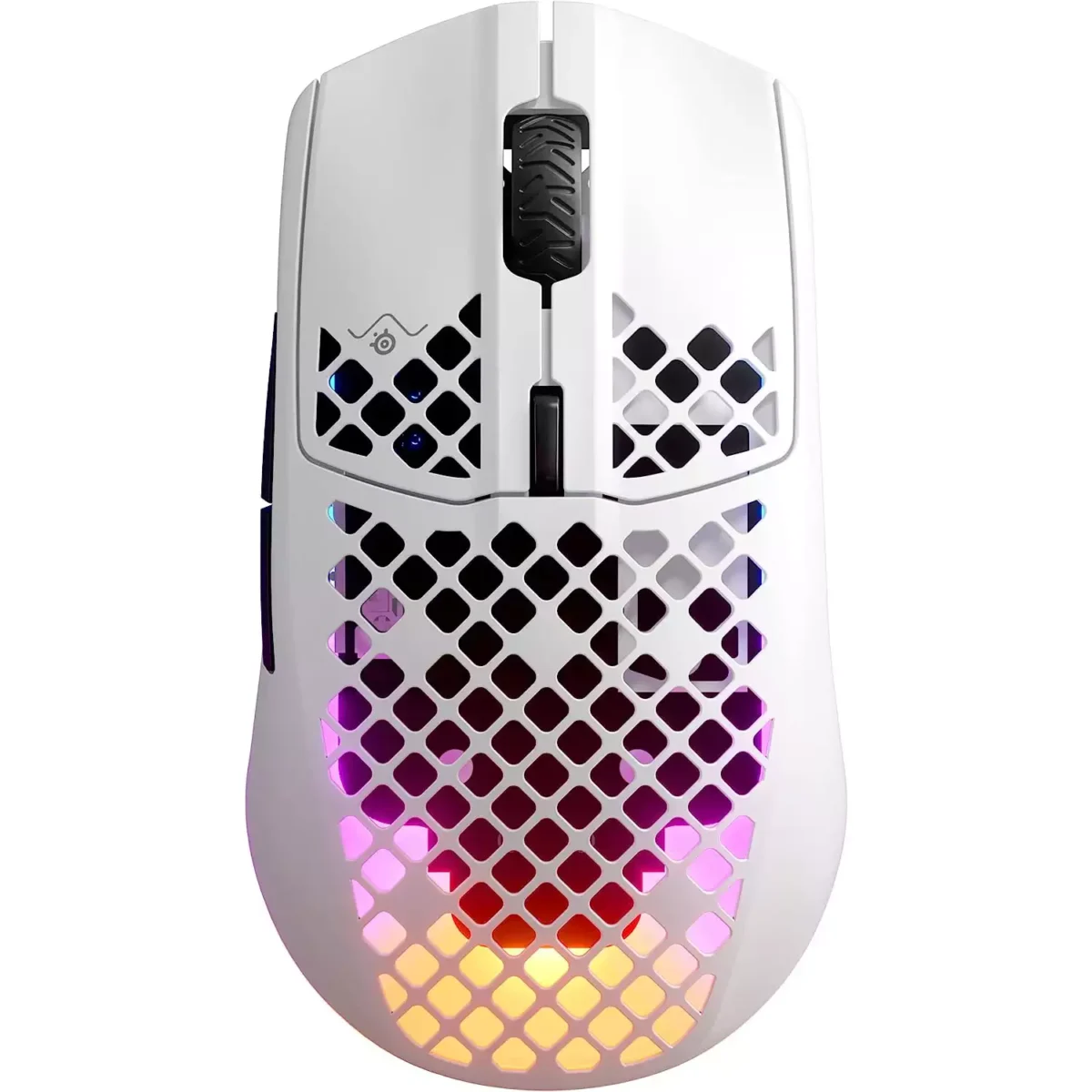 SteelSeries Aerox 3 Wireless, Bluetooth & Wired Gaming Mouse - 18,000 CPI (2022 White Edition)