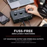 M-Audio M-Track Solo – USB Audio Interface for Recording, Streaming and Podcasting with XLR
