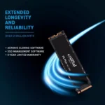 Crucial P5 Plus 1TB PCIe Gen4 3D NAND NVMe M.2 SSD