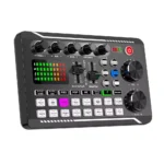 Professional Bluetooth Live Sound Mixer with DJ Mixer Effects and Voice Changer