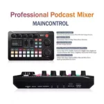 Professional Bluetooth Live Sound Mixer with DJ Mixer Effects and Voice Changer