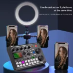 Professional Bluetooth Live Sound Mixer with DJ Mixer Effects and Voice Changer