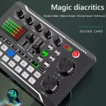 Professional Bluetooth Live Sound Mixer with DJ Mixer Effects and Voice Changer