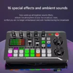 Professional Bluetooth Live Sound Mixer with DJ Mixer Effects and Voice Changer
