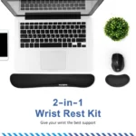 VicTsing Memory Foam Set Keyboard Wrist Rest Pad and Mouse Wrist Rest Support