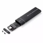 NVME SSD Enclosure, M.2 NVME to USB C Adapter with Black case, USB 3.1 Gen 2 (10 Gbps)