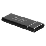 NVME SSD Enclosure, M.2 NVME to USB C Adapter with Black case, USB 3.1 Gen 2 (10 Gbps)