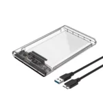 2.5 SATA to USB 3.0 External Hard Drive Enclosure for 2.5 Inch SSD & HDD 9.5mm 7mm External Hard Drive Case Supports