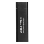 NVME SSD Enclosure, M.2 NVME to USB C Adapter with Black case, USB 3.1 Gen 2 (10 Gbps)