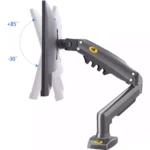 NB North Bayou Monitor Arm for 17-30 inch Stand Height Adjustable Mount Bracket Full Motion Gas Spring VESA 75/100mm Weight 2-9kg