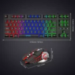 MFTEK Rainbow Gaming Keyboard and Mouse Combo