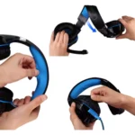 KOTION EACH G2000 Gaming Headset - Stereo Sound - 50MM Drivers (Blue)