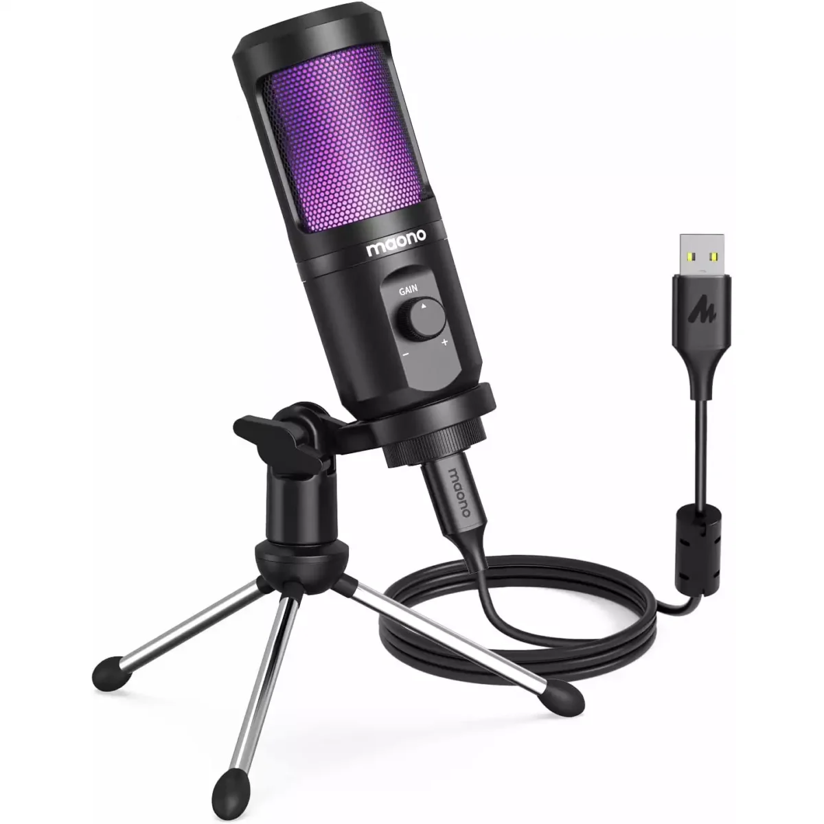 MAONO PM461TR RGB USB Gaming Microphone