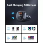 AINOPE 66W USB C Car Charger