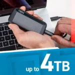 Crucial X8 1TB Portable SSD - Up to 1050MB/s - PC and Mac - USB 3.2 External Solid State Drive