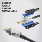 Volutz USB C Cable, (5-Pack 3M, 2M, 2X 1M, 30CM)