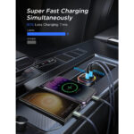 LISEN Car Charger USB-C 3 Port
