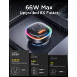 LISEN Car Charger USB-C 3 Port