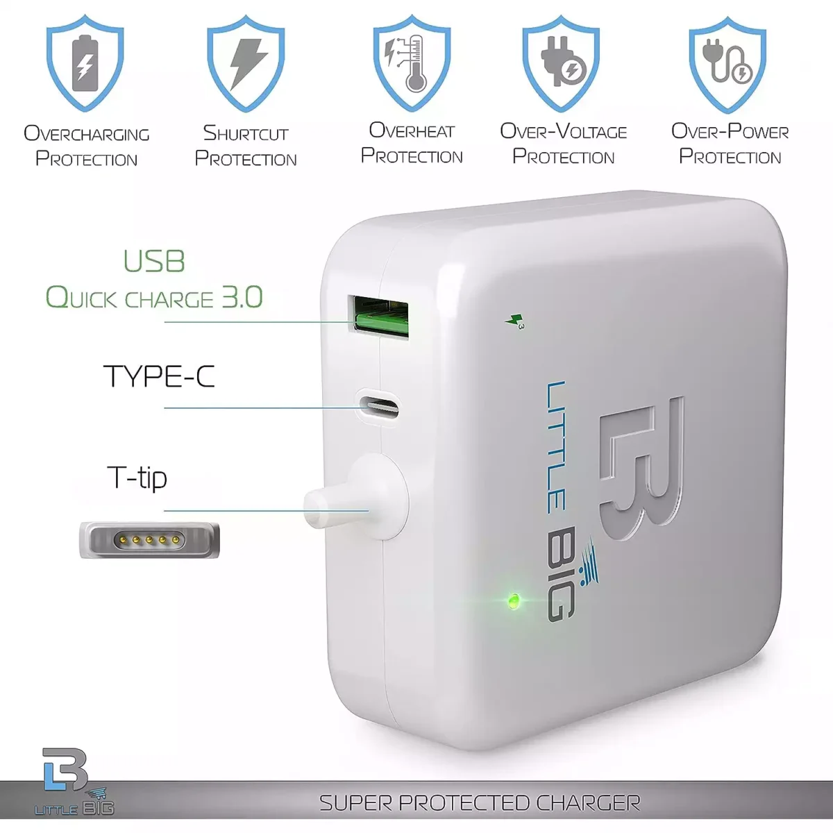 LITTLE BIG Macbook Pro Charger 60W
