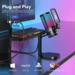 MAONO DGM20 RGB USB Condenser Gaming Microphone (Black)