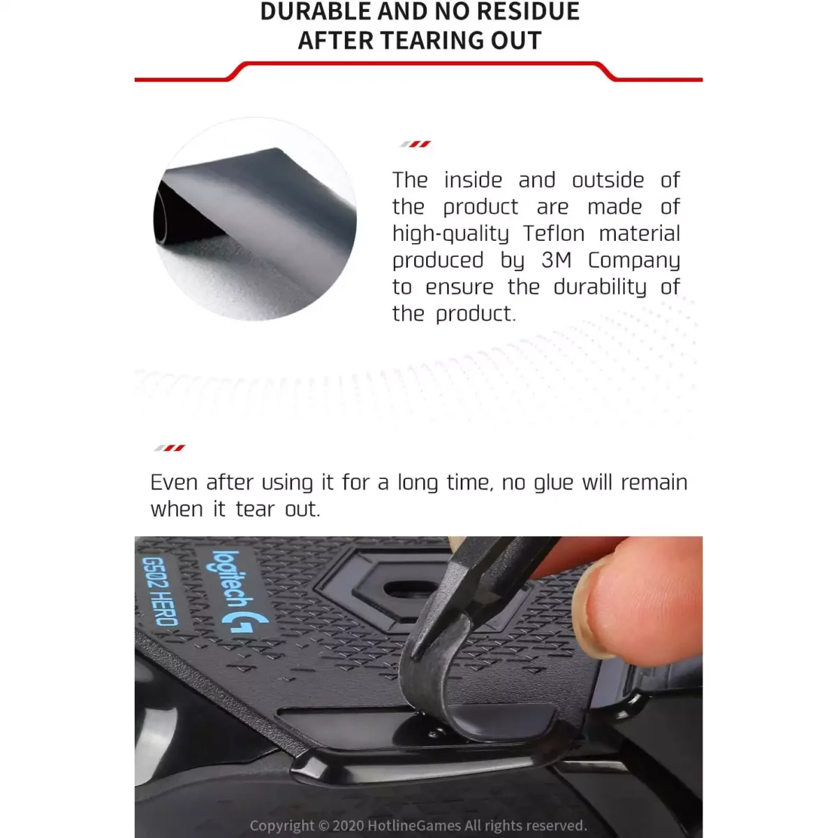 Hotline Games MouseSkates 3.0 [2 Sets] For (G PRO X Superlight)