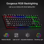MFTEK Rainbow Gaming Keyboard and Mouse Combo