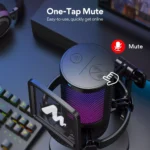 MAONO DGM20 RGB USB Condenser Gaming Microphone (Black)