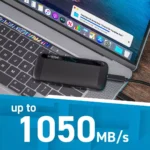 Crucial X8 1TB Portable SSD - Up to 1050MB/s - PC and Mac - USB 3.2 External Solid State Drive