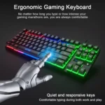 MFTEK Rainbow Gaming Keyboard and Mouse Combo
