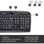 LOGITECH MK330 WIRELESS COMBO (Arabic)