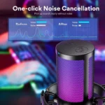 MAONO DGM20 RGB USB Condenser Gaming Microphone (Black)