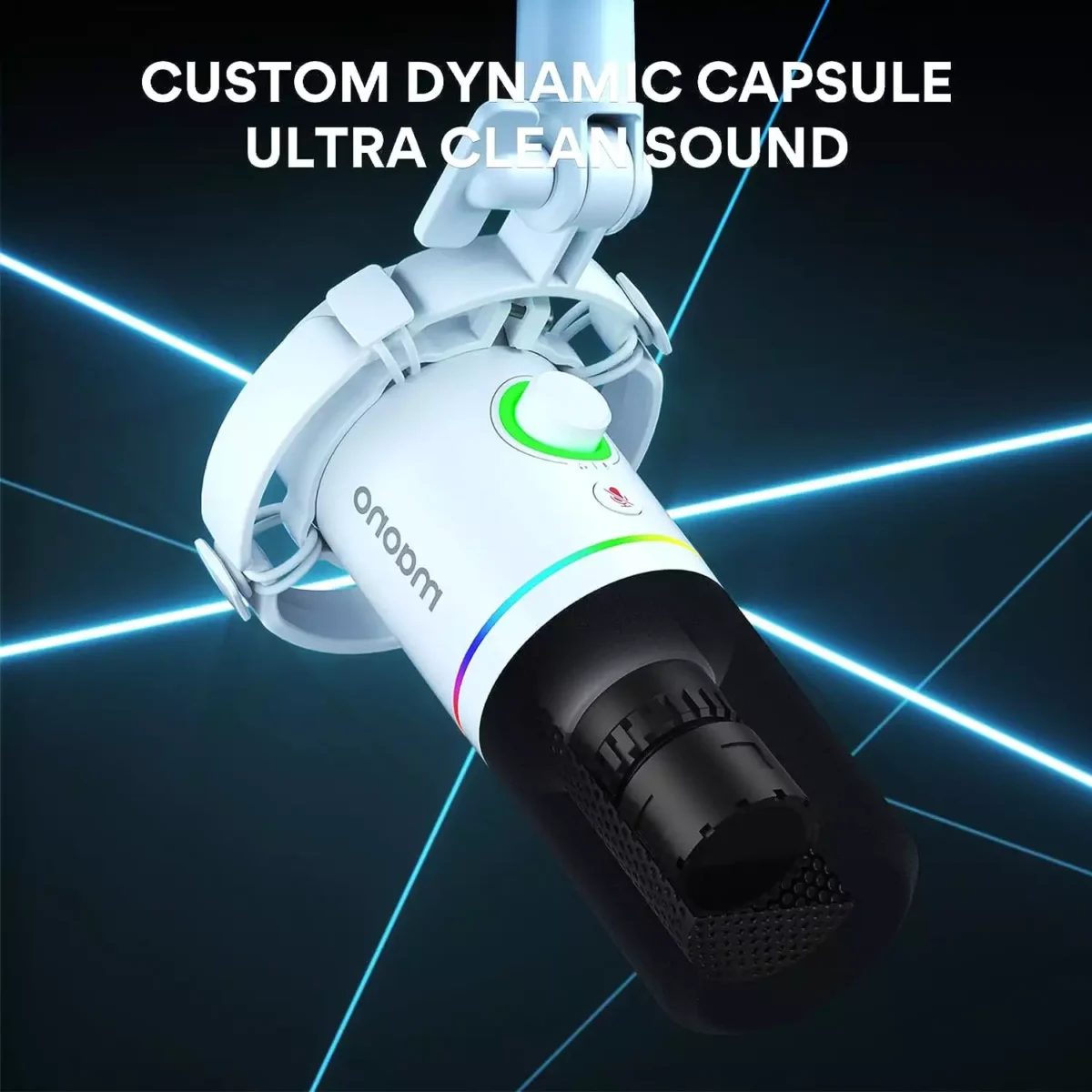 MAONO PD200X XLRUSB Podcast Dynamic Microphone (White)
