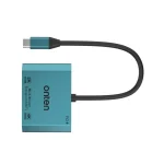 ONTEN M205 USB-C to HDMI VGA Adapter, 1080P VGA and 4K HDMI, USB-C Thunderbolt 3 to Dual Display Adapter. Compatible with Thunderbole3/4