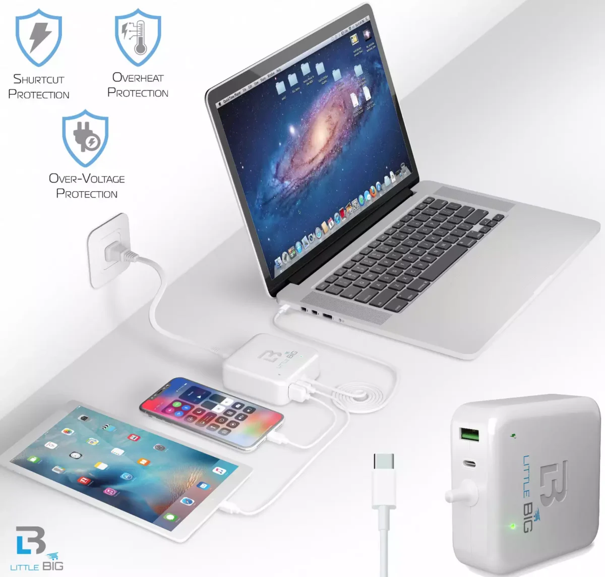 LITTLE BIG Macbook Pro Charger 60W