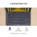 Logitech Universal Folio with Integrated Bluetooth 3.0 Keyboard for 9-10 Apple, Android, Windows Tablets (Black)