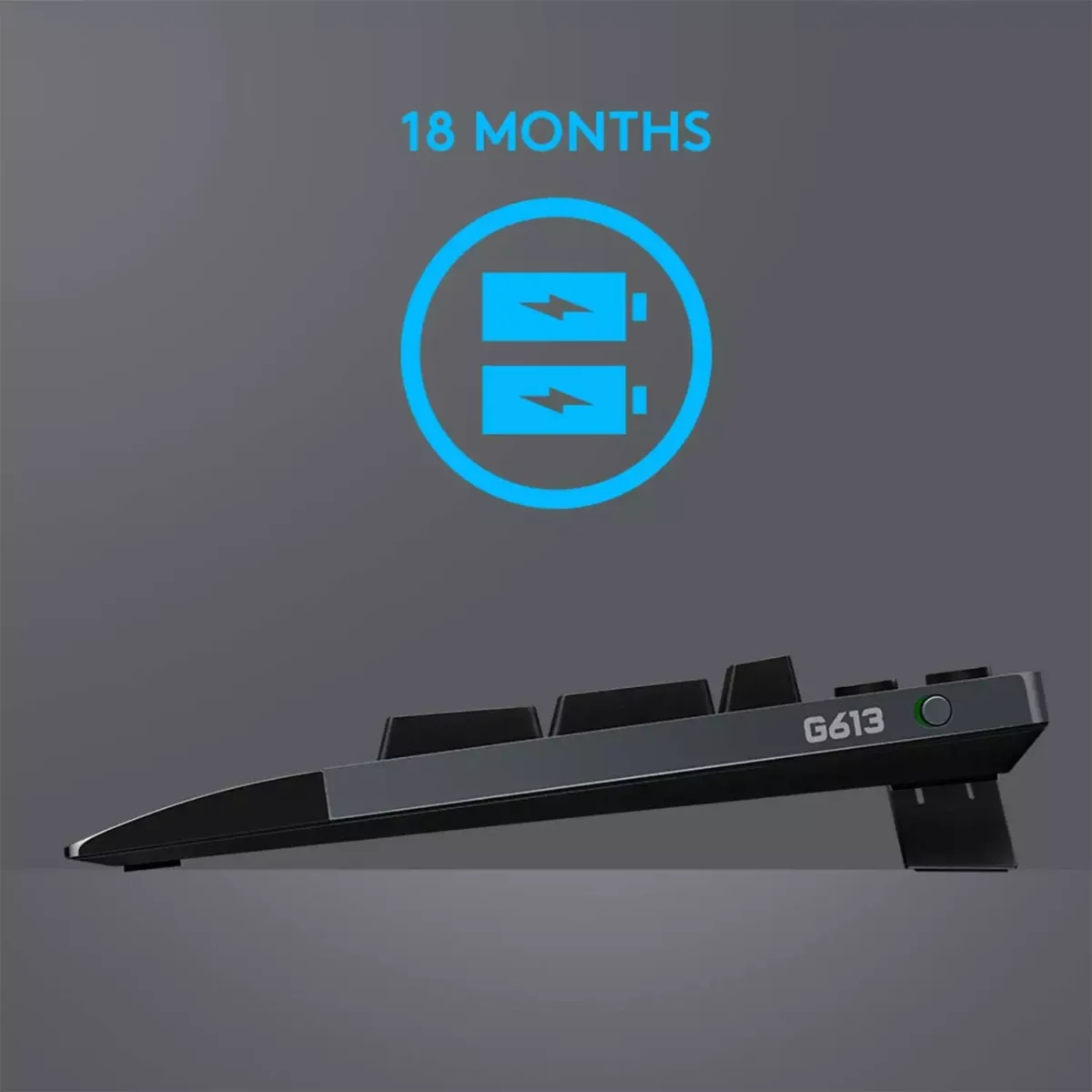 Logitech G613 LIGHTSPEED Wireless Mechanical Gaming Keyboard - 2.4GHz + Blutooth Connectivity