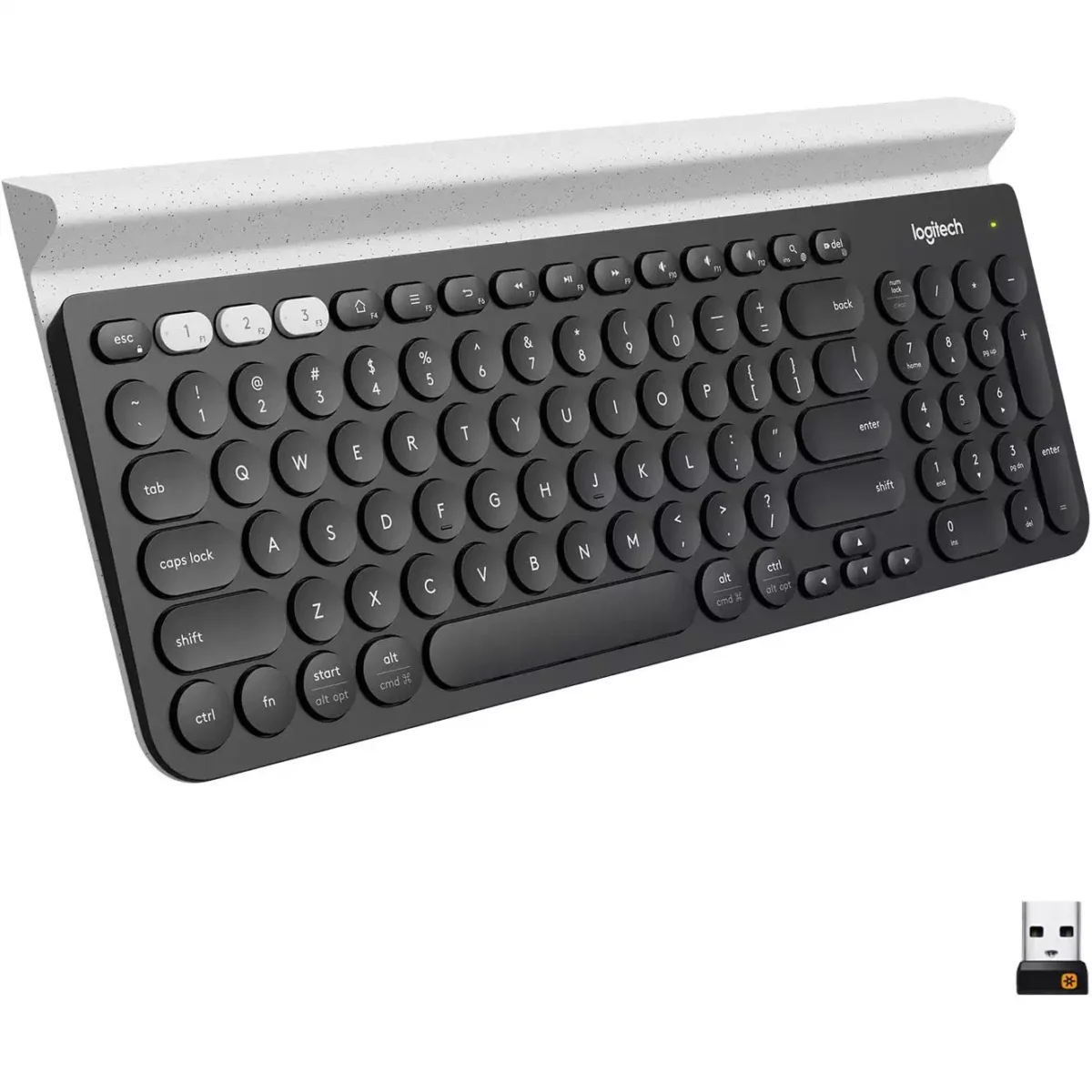 K780 MULTI-DEVICE WIRELESS KEYBOARD One keyboard. Fully equipped. For computer, phone, and tablet.