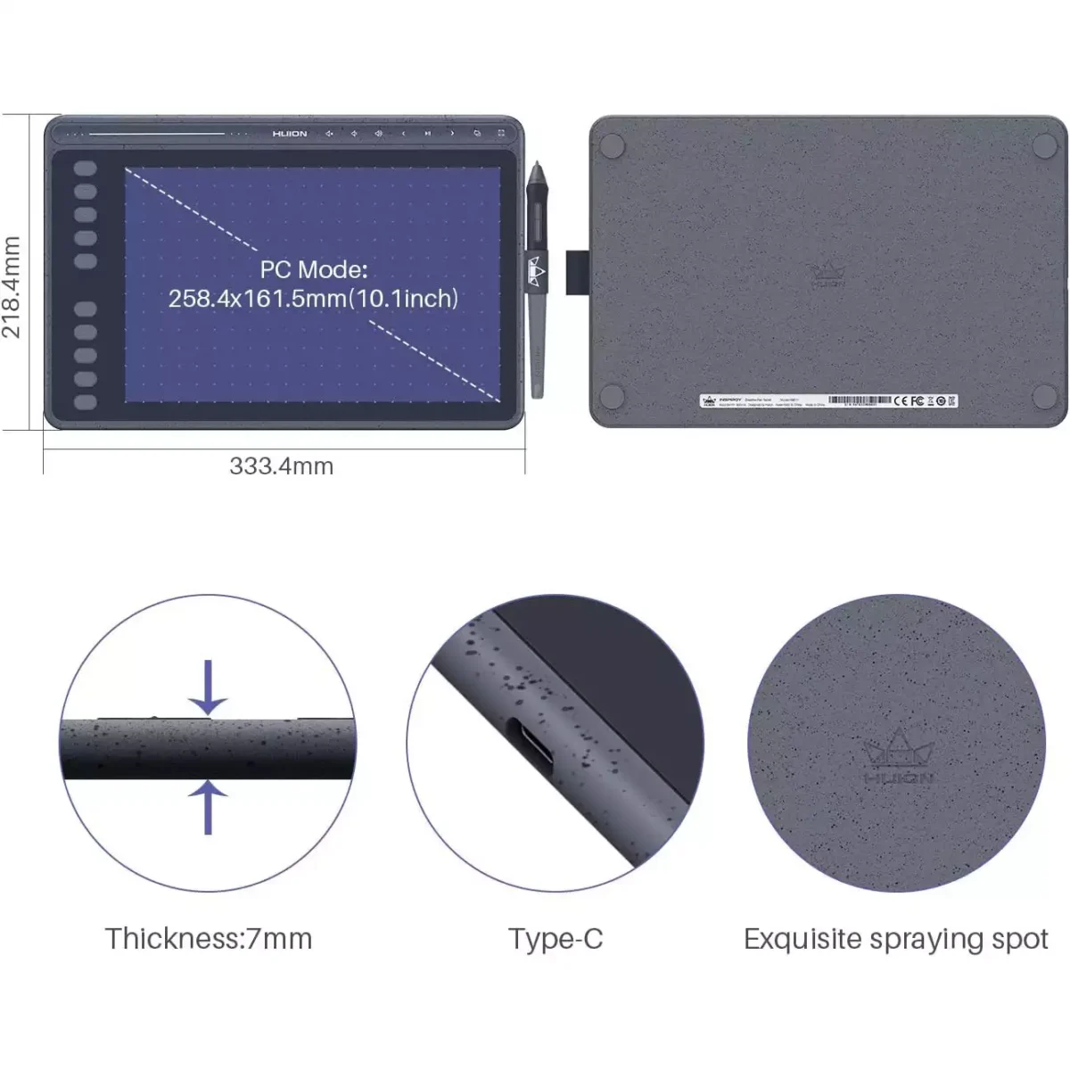 HUION HS611 Graphic Drawing Tablet