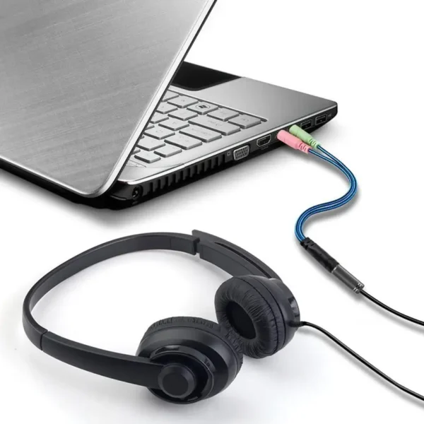 3.5mm Jack Splitter Cable Headset Adapter