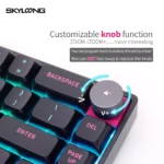 EPOMAKER SKYLOONG GK6+ Plus - Gateron Optical Red Switch Hot Swappable