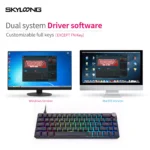EPOMAKER SKYLOONG GK6+ Plus - Gateron Optical Red Switch Hot Swappable