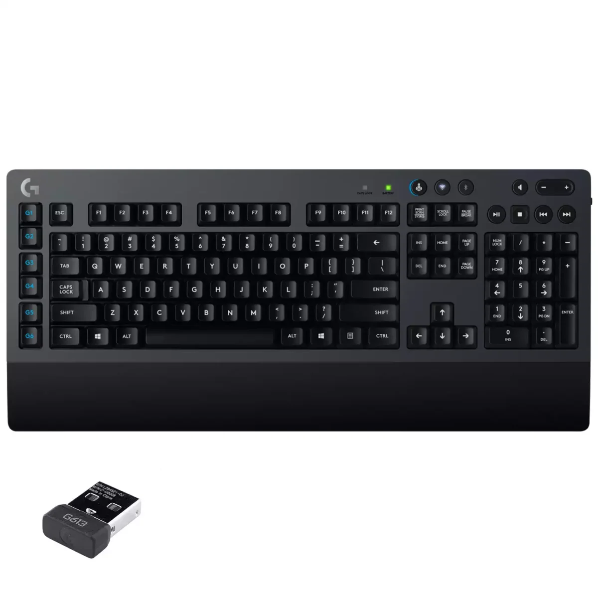 Logitech G613 LIGHTSPEED Wireless Mechanical Gaming Keyboard - 2.4GHz + Blutooth Connectivity