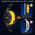 DLA6 Phone Cooler Fan Portable Radiator for Smartphone/Tablet/iPad