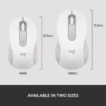 Logitech Signature M650 Wireless / Bluetooth Mouse (Off White)