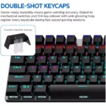 Philips Gaming Mechanical Keyboard - Blue Switches - 16 Ambiglow Chroma FX