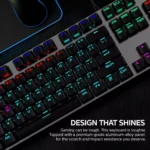 Philips Gaming Mechanical Keyboard - Blue Switches - 16 Ambiglow Chroma FX